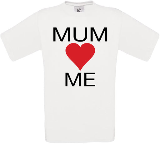 Mum Heart Me Crew Neck T-Shirt