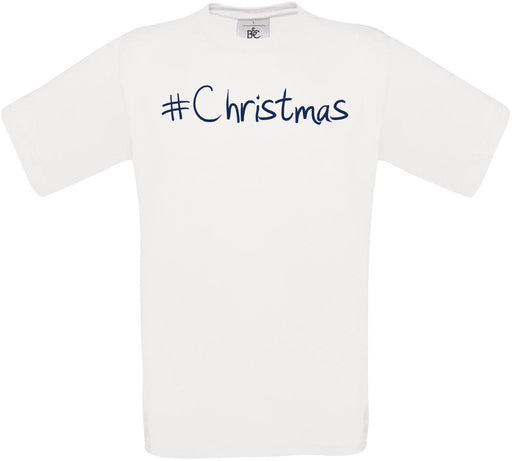 #Christmas Crew Neck T-Shirt