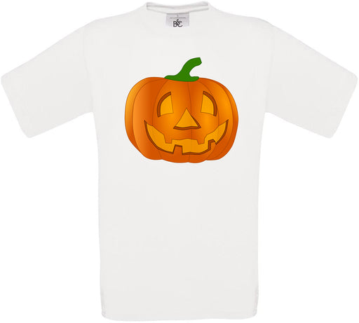 Halloween Pumpkin Crew Neck T-Shirt