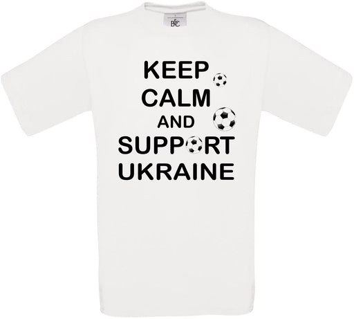 Keep Calm And Support Ukraine Crew Neck T-Shirt