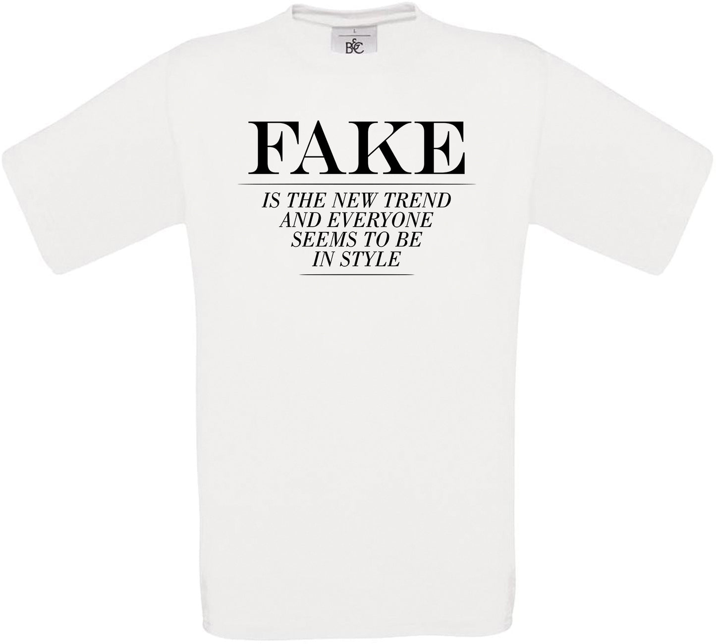 FAKE.. Crew Neck T-Shirt