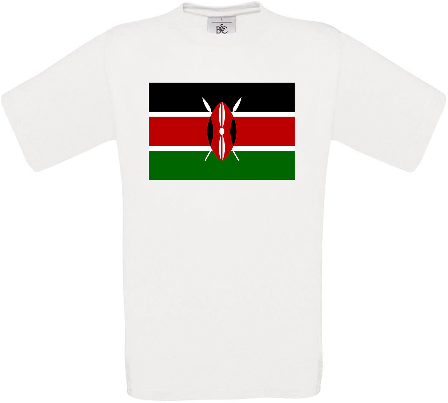 Kiribati Standard Flag Crew Neck T-Shirt
