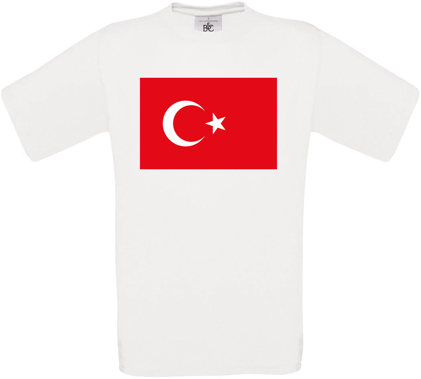 Turkmenistan Standard Flag Crew Neck T-Shirt