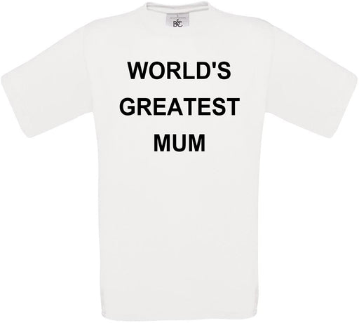 World's Greatest Mum Crew Neck T-Shirt