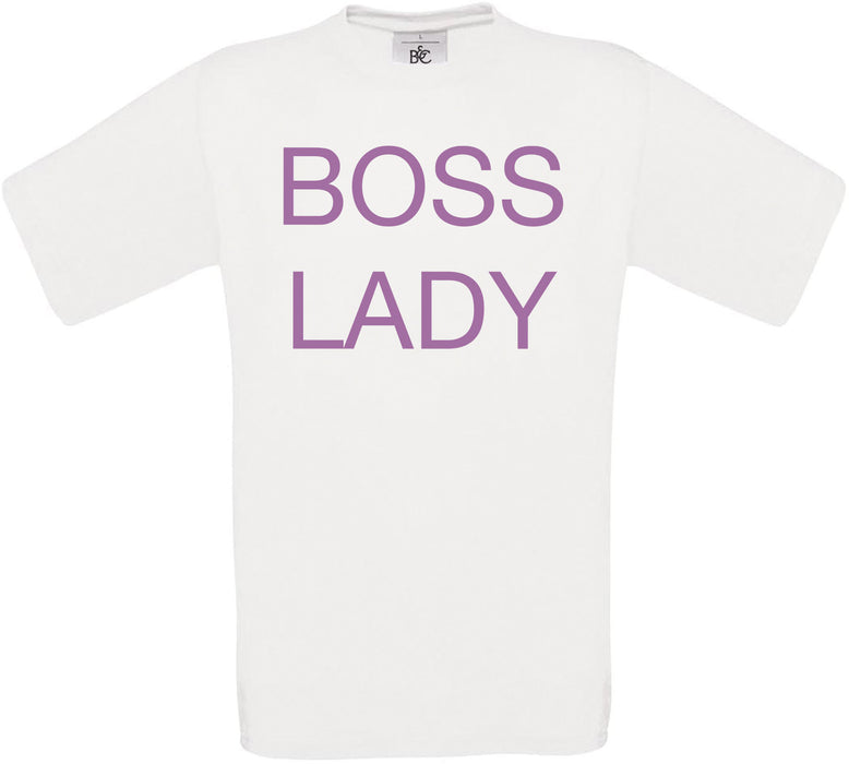BOSS LADY Crew Neck T-Shirt