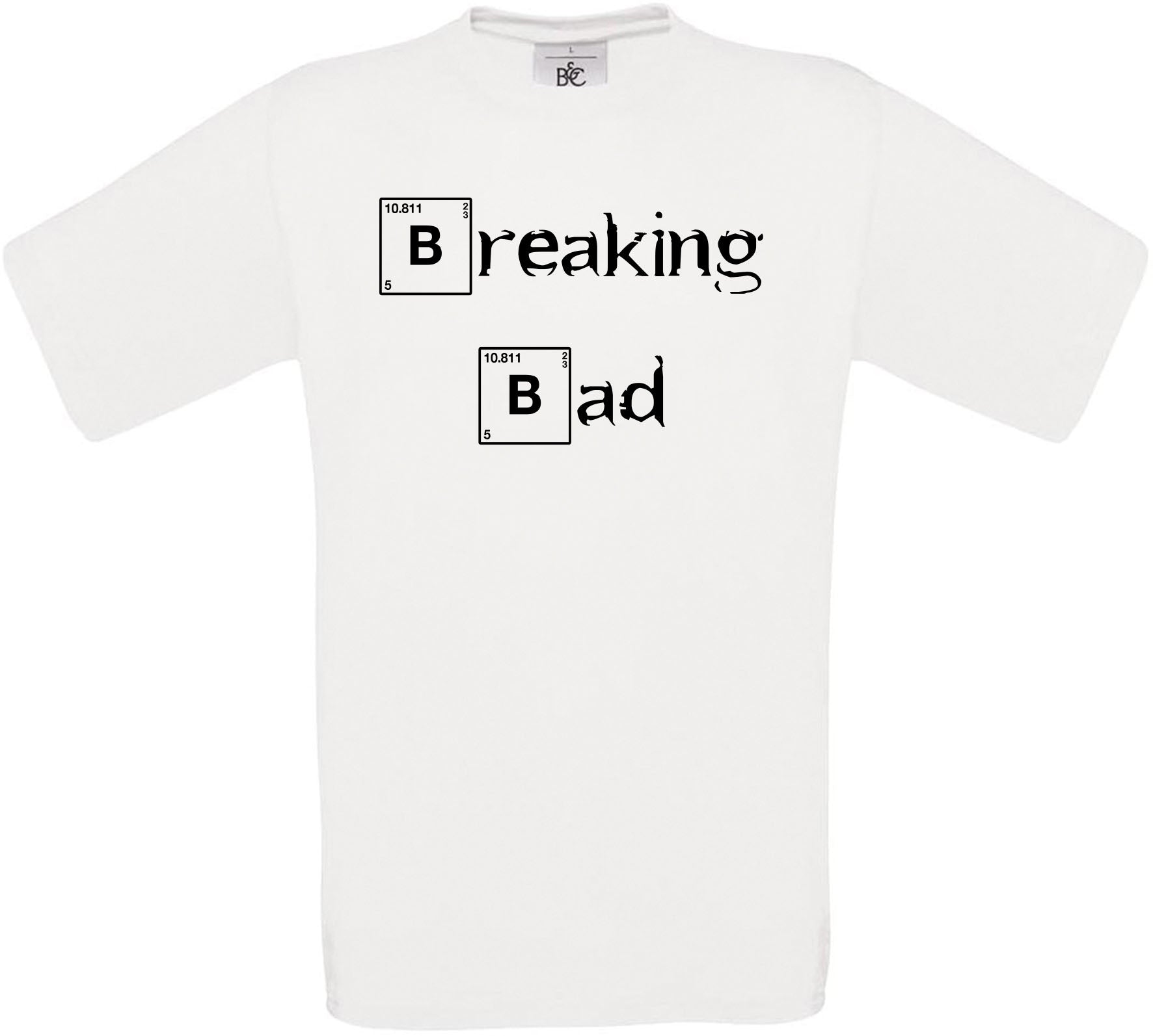Breaking Bad In Black Crew Neck T-Shirt