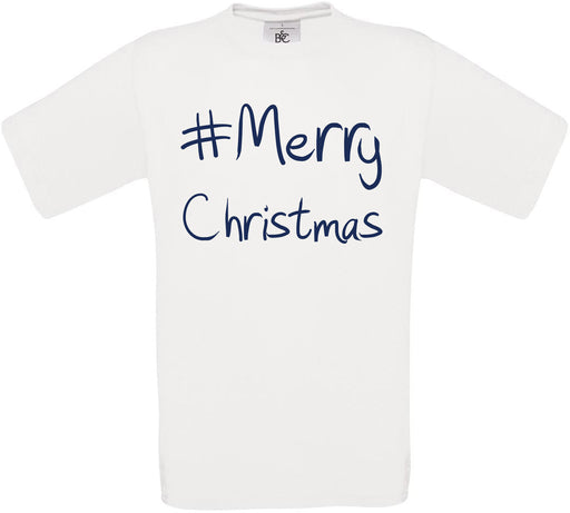#Merry Christmas Crew Neck T-Shirt