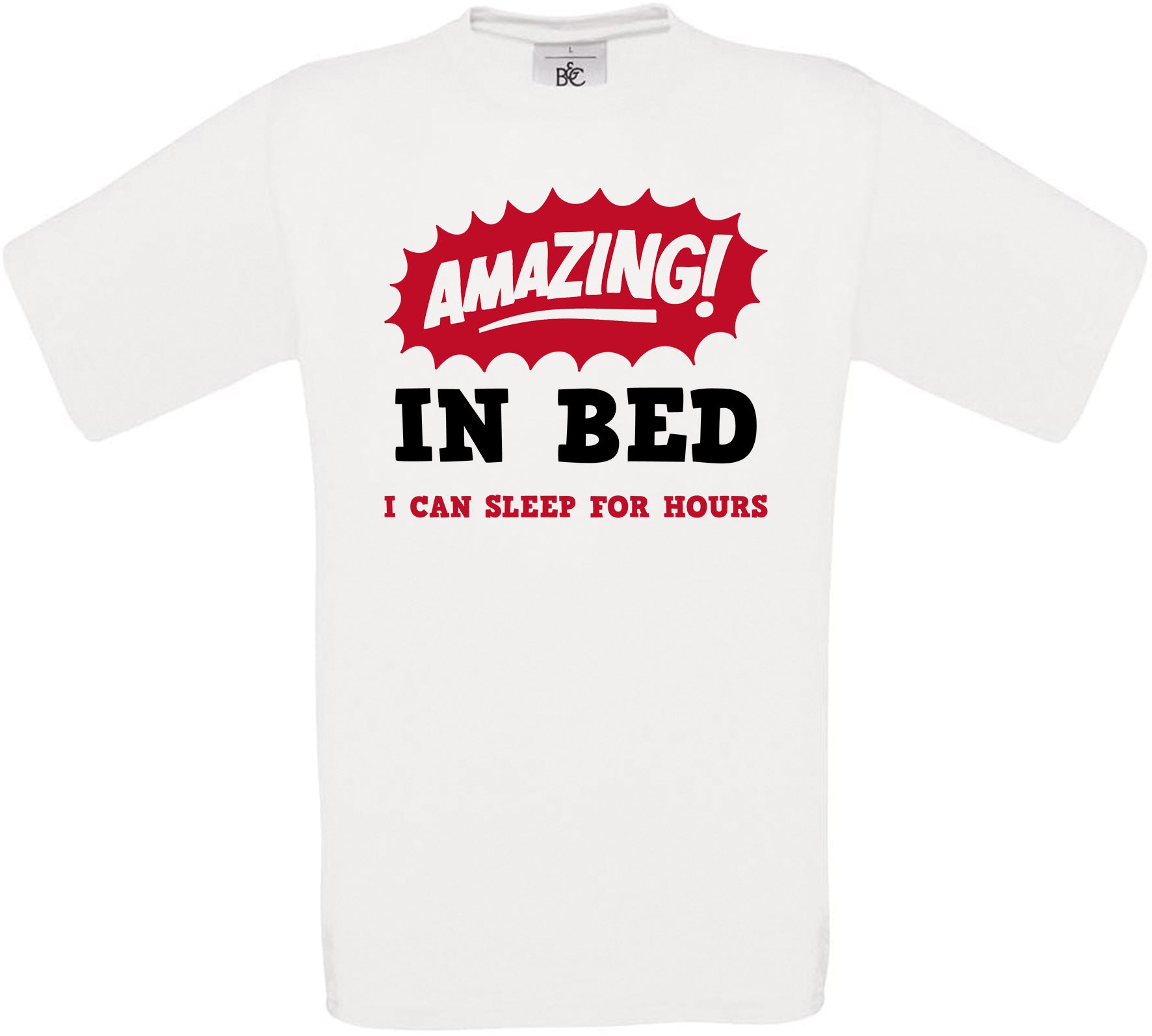 AMAZING! IN BED.. I CAN SLEEP FOR HOURS Crew Neck T-Shirt
