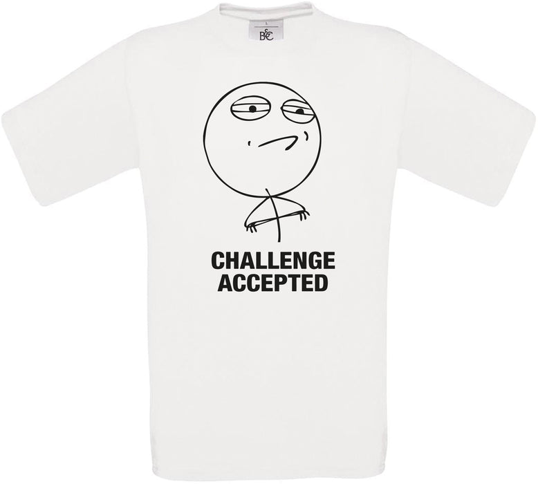 Challenge Accepted Crew Neck T-Shirt