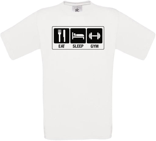 Eat Sleep Gym Crew Neck T-Shirt