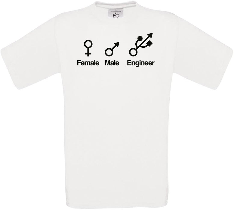 Engineer Signs Crew Neck T-Shirt