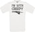 I'M WITH CREEPY Crew Neck T-Shirt