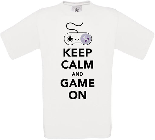 KEEP CALM AND GAME ON Crew Neck T-Shirt