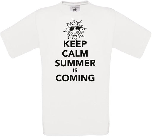 KEEP CALM SUMMER IS COMING Crew Neck T-Shirt