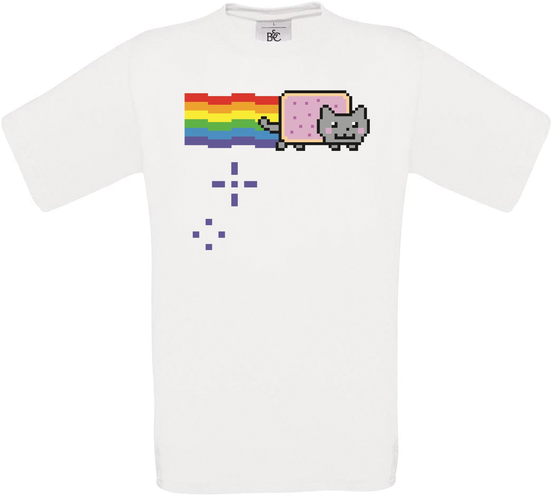 Nyan Cat Crew Neck T-Shirt