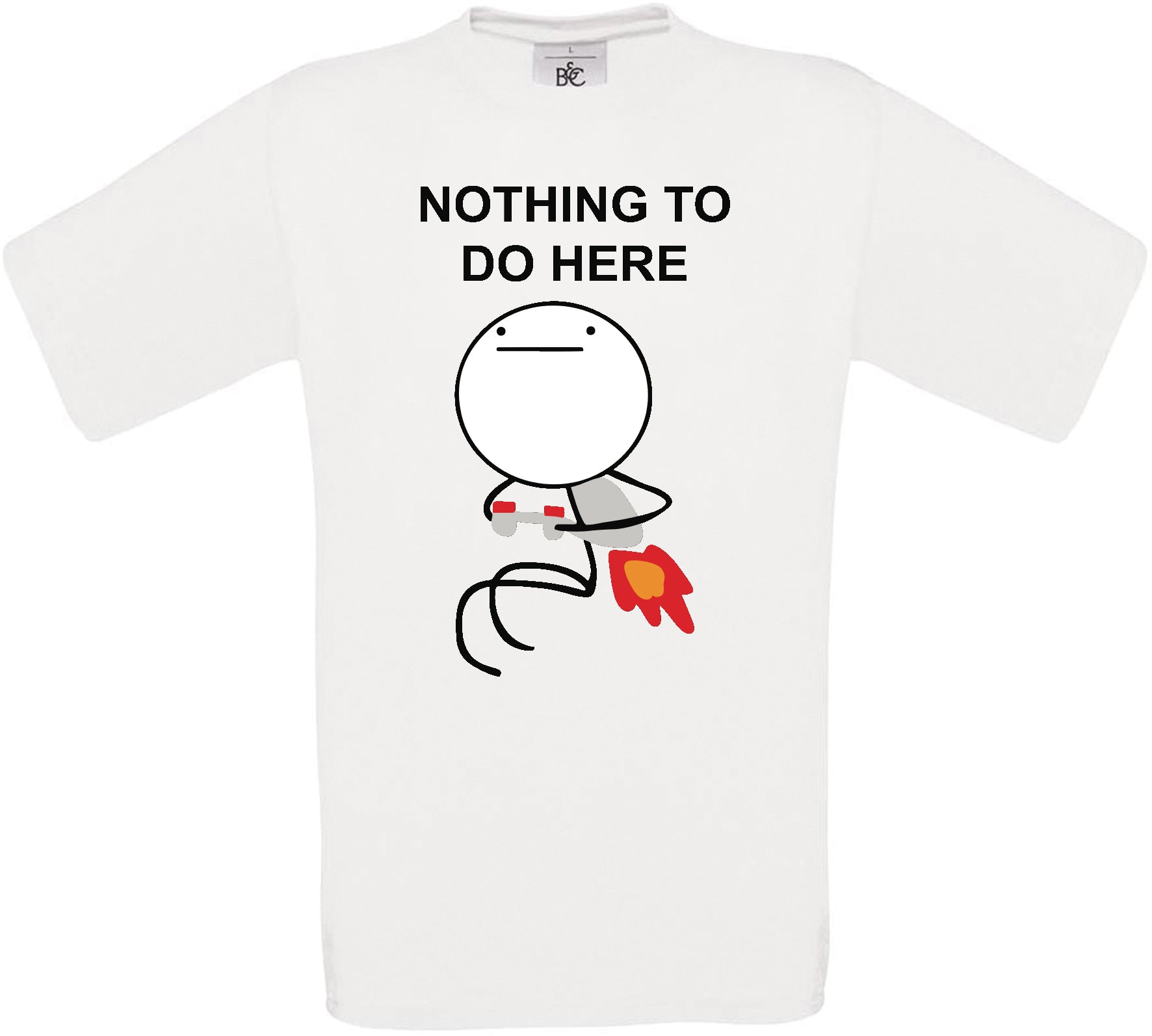 Nothing To Do Here Crew Neck T-Shirt