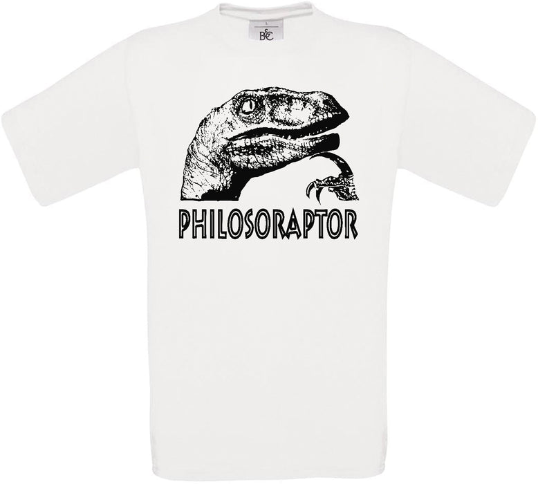 Philosoraptor Crew Neck T-Shirt