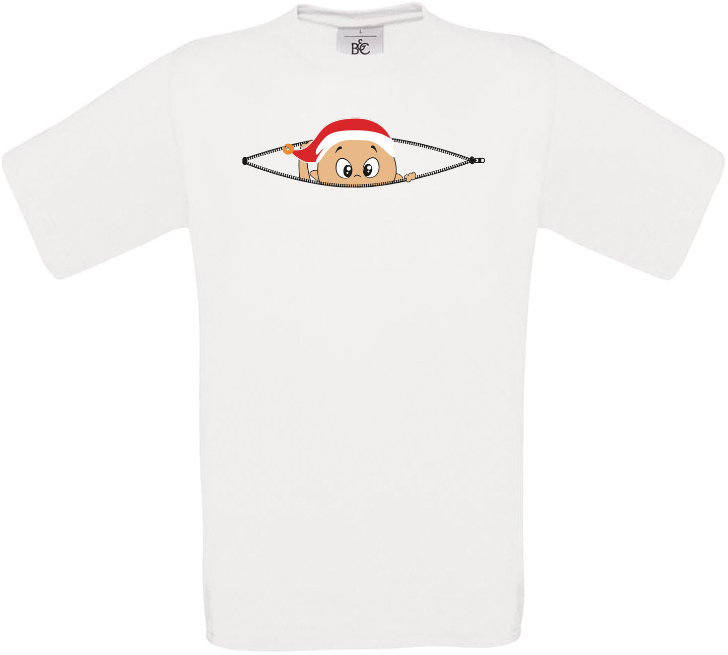 Peek a Boo Winter Crew Neck T-Shirt