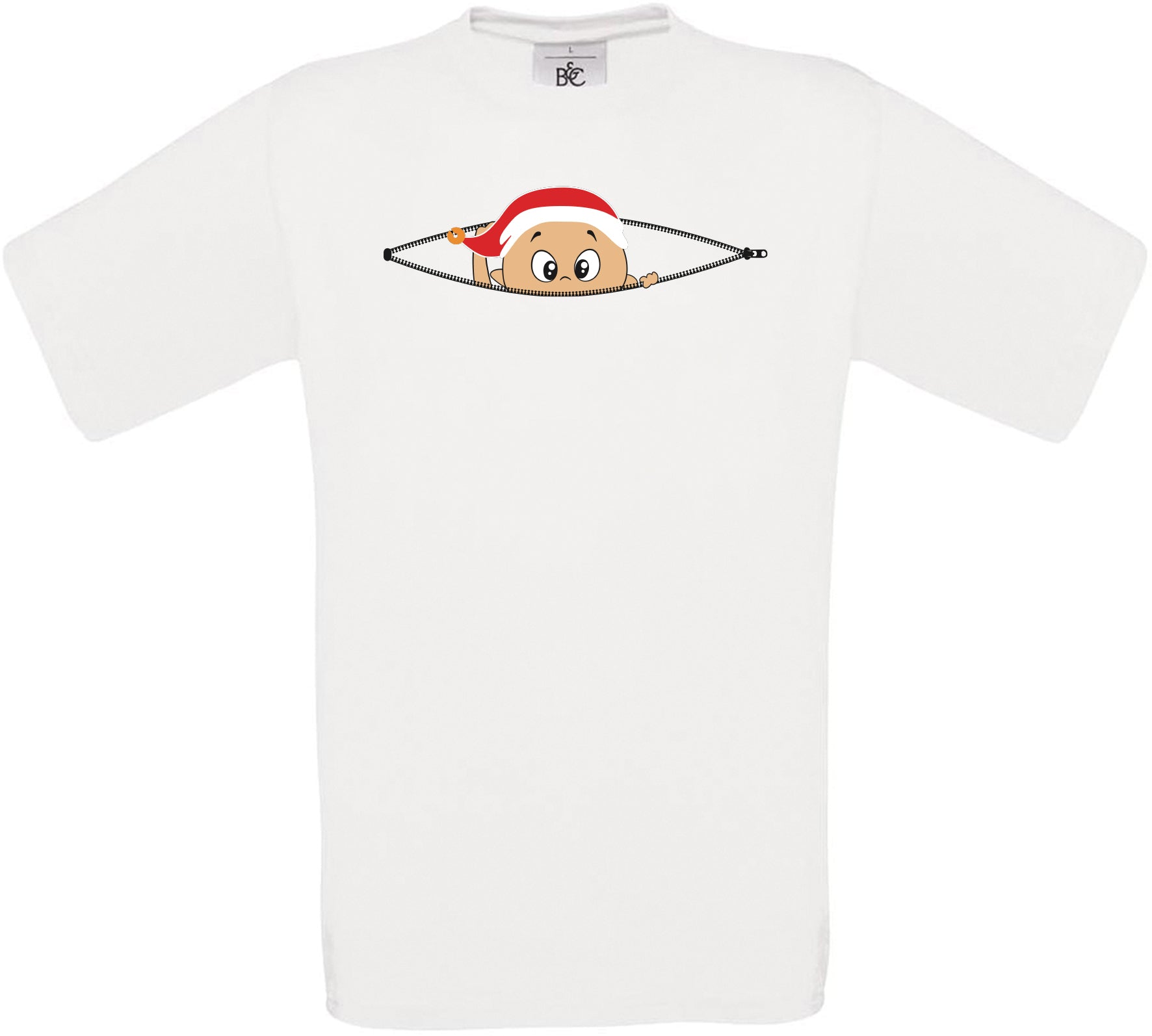 Peek a Boo Winter Crew Neck T-Shirt