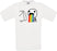 Rainbow Puke Crew Neck T-Shirt