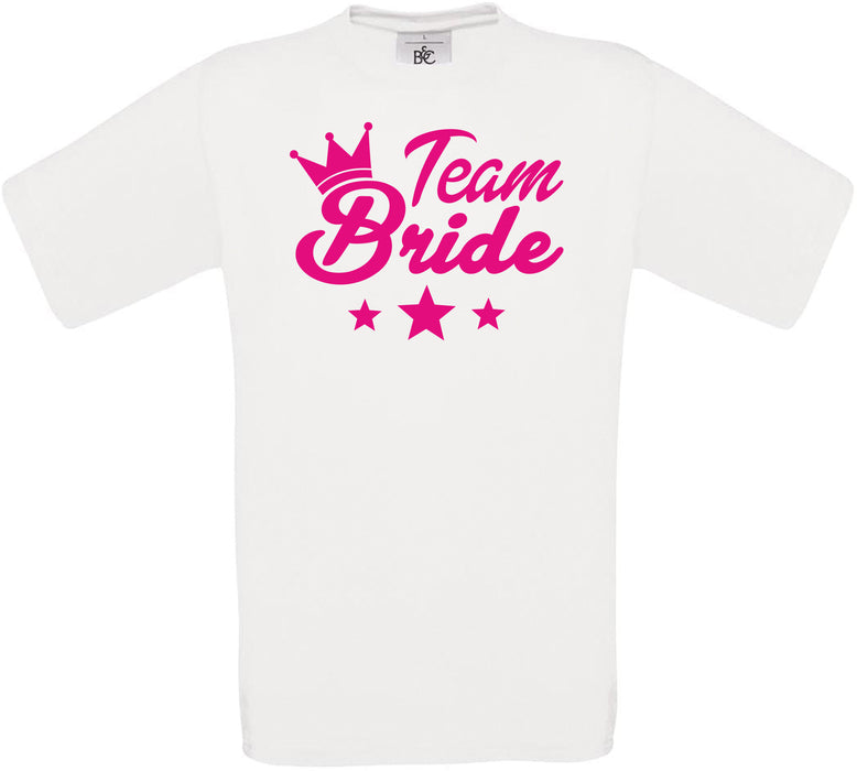 Team Bride Crew Neck T-Shirt