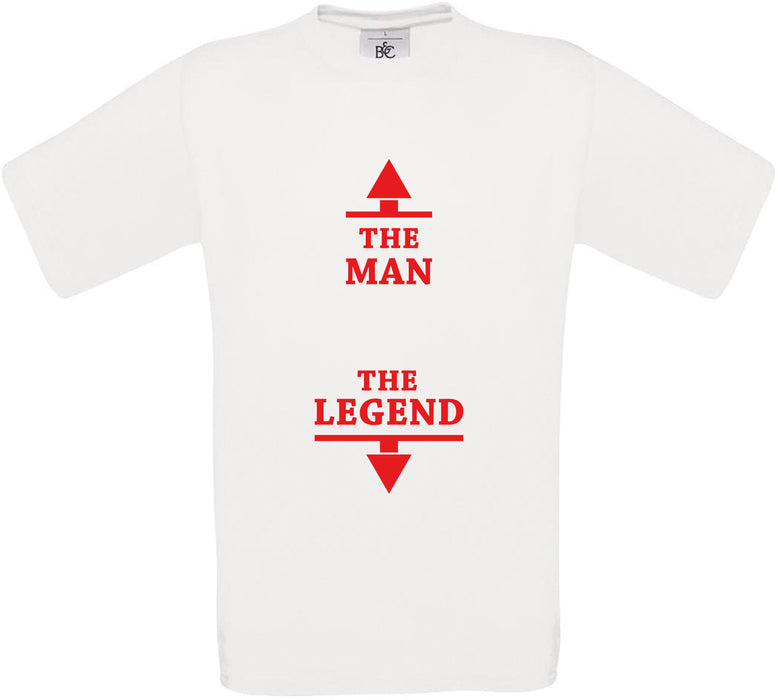 THE MAN THE LEGEND Crew Neck T-Shirt