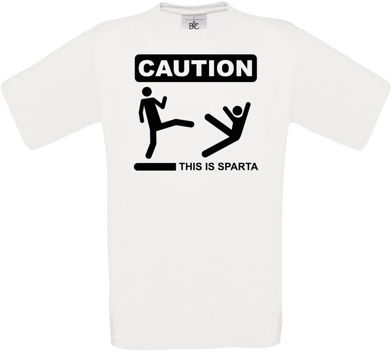 CAUTION...This is Sparta Crew Neck T-Shirt