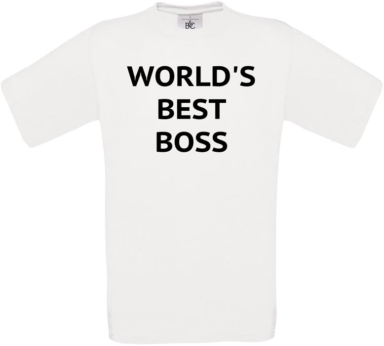 World's Best Boss Crew Neck T-Shirt