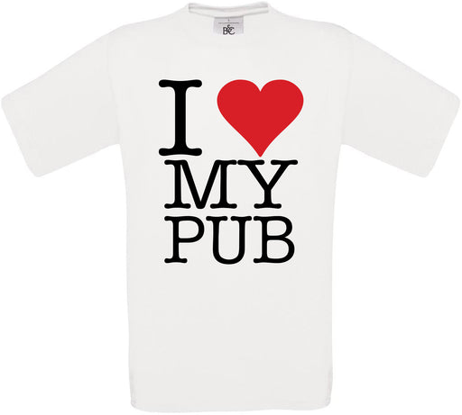I Love My Pub Crew Neck T-Shirt