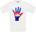Cambodia Hand Flag Crew Neck T-Shirt