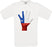 Chile Hand Flag Crew Neck T-Shirt