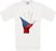 Czech Republic Hand Flag Crew Neck T-Shirt