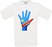 Democratic Republic of the Congo Hand Flag Crew Neck T-Shirt