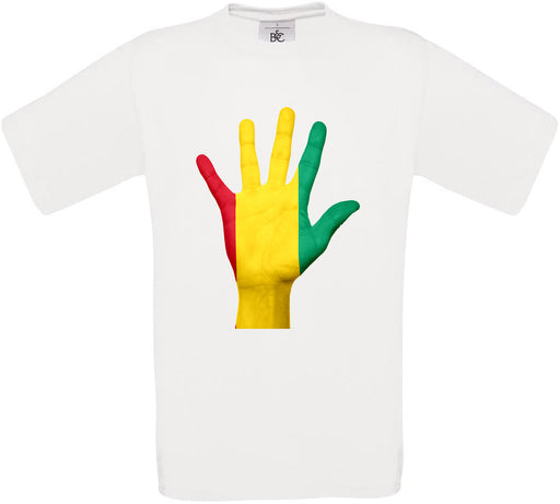 Guinea Hand Flag Crew Neck T-Shirt