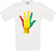 Guinea Hand Flag Unisex Crew Neck T-Shirt
