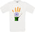 India Hand Flag Crew Neck T-Shirt