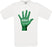 Saudi Arabia Hand Flag Crew Neck T-Shirt