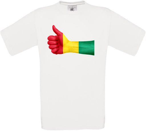Guinea Thumbs Up Flag Crew Neck T-Shirt