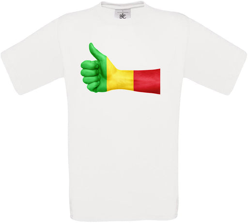 Mali Thumbs Up Flag Crew Neck T-Shirt