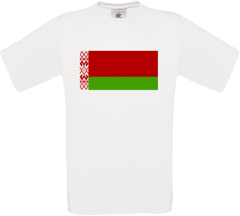 Belize Standard Flag Crew Neck T-Shirt