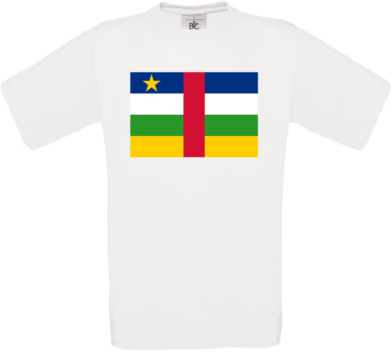 Chad Standard Flag Crew Neck T-Shirt