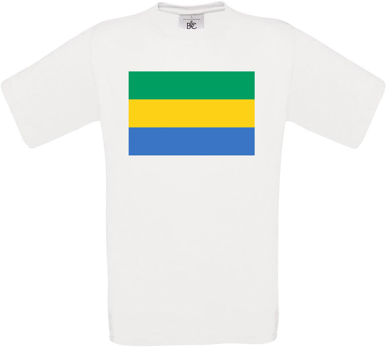 Gambia Standard Flag Crew Neck T-Shirt