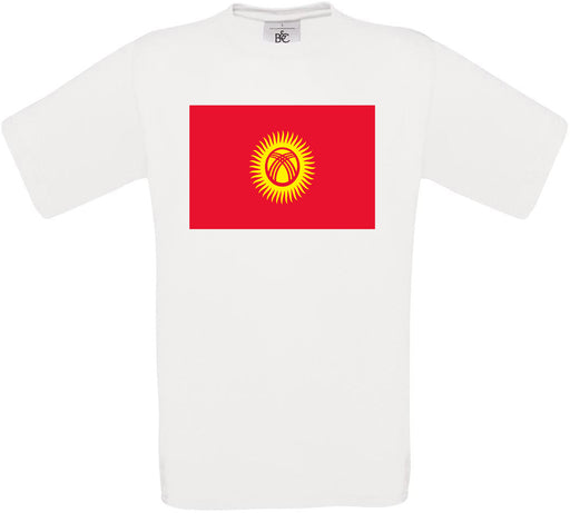 Laos Standard Flag Crew Neck T-Shirt