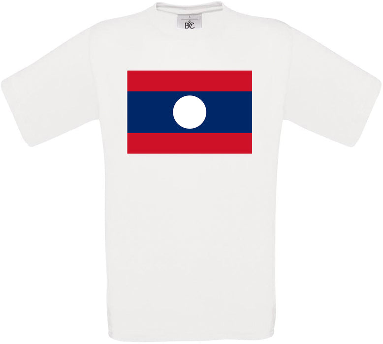 Latvia Standard Flag Crew Neck T-Shirt