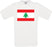 Lesotho Standard Flag Crew Neck T-Shirt