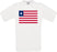 Liechtenstein Standard Flag Crew Neck T-Shirt