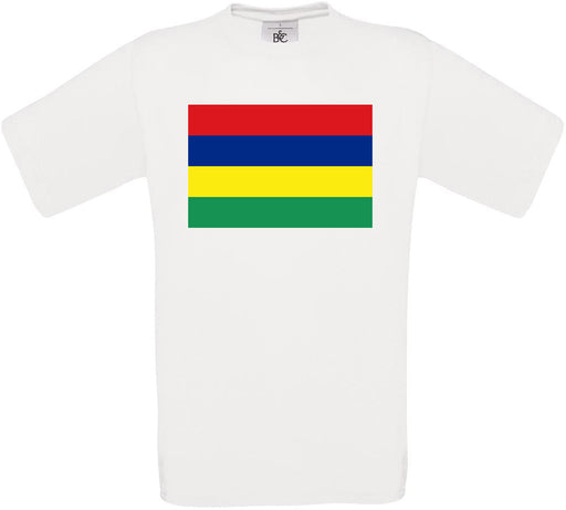 Mexico Standard Flag Crew Neck T-Shirt