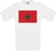 Mozambique Standard Flag Crew Neck T-Shirt