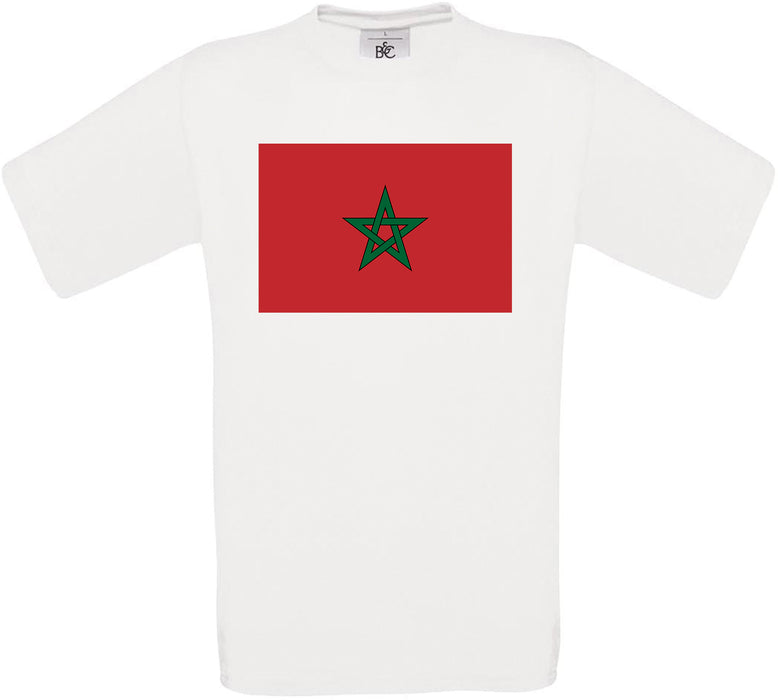 Mozambique Standard Flag Crew Neck T-Shirt