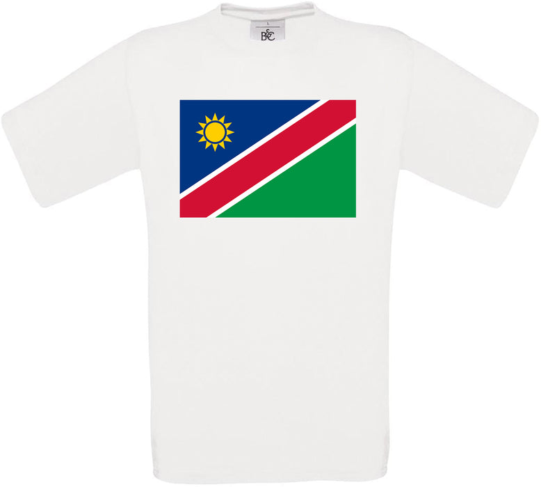 Nauru Standard Flag Crew Neck T-Shirt